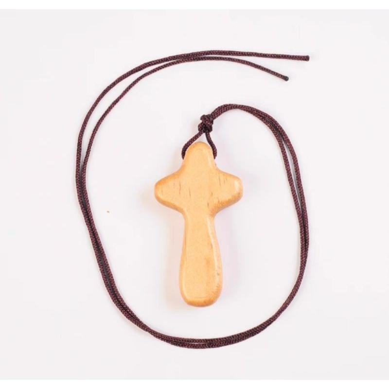 💫初心角落💫松木製品 十字架項鍊 吊飾 車內掛飾 基督教 幸褔小組 褔音商品 受洗禮物 禱告主-細節圖4