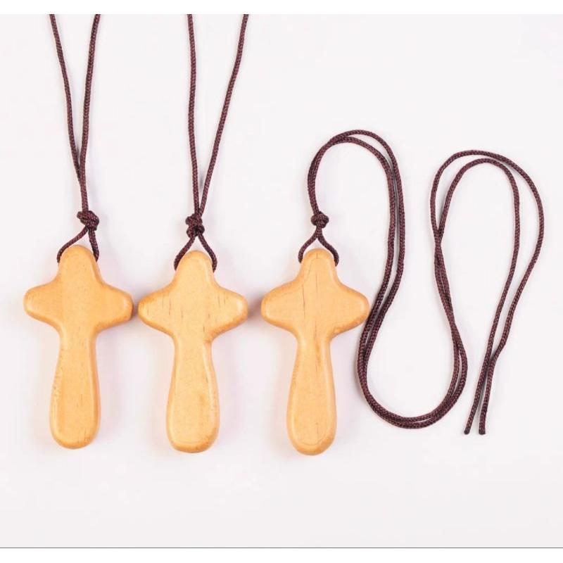 💫初心角落💫松木製品 十字架項鍊 吊飾 車內掛飾 基督教 幸褔小組 褔音商品 受洗禮物 禱告主-細節圖6