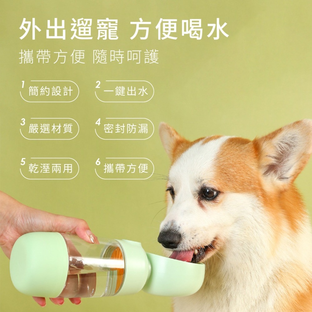 外出糧食水壺 糧食水壺 寵物水壺 寵物外出水壺 寵物 狗狗外出水壺 水壺 寵物喝水 寵物飲水 狗水壺 糧食 兩用-細節圖2