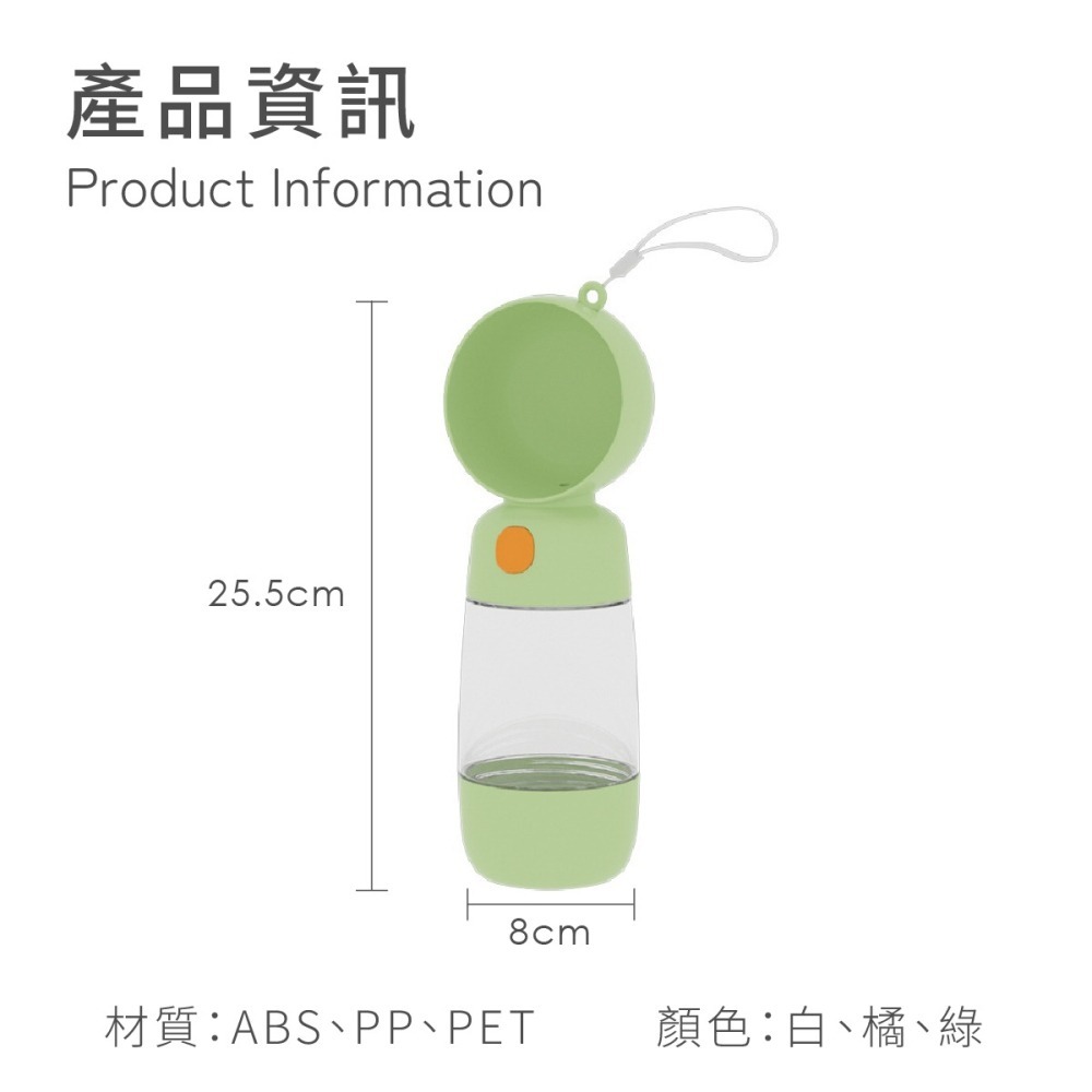 外出糧食水壺 糧食水壺 寵物水壺 寵物外出水壺 寵物 狗狗外出水壺 水壺 寵物喝水 寵物飲水 狗水壺 糧食 兩用-細節圖8