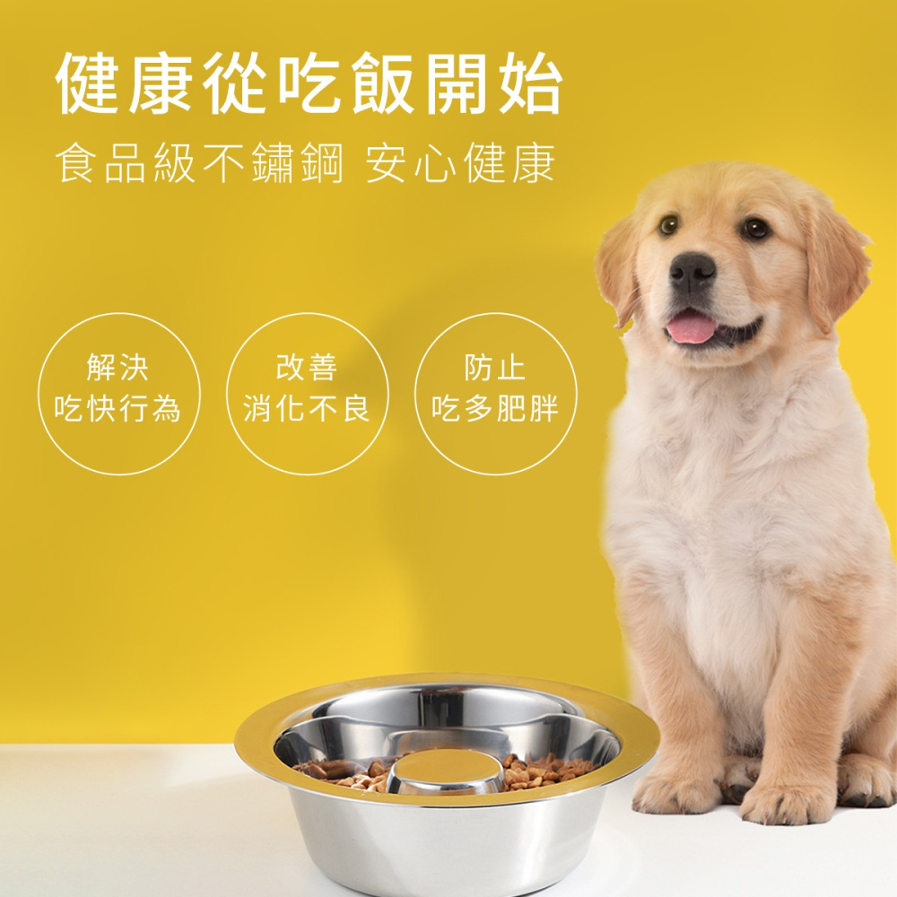 不鏽鋼碗 不銹鋼碗 寵物 狗碗 碗 狗狗碗 飼料碗 寵物飼料碗 狗狗飼料碗 慢食碗 寵物碗 寵物慢食碗 狗狗慢食碗-細節圖2
