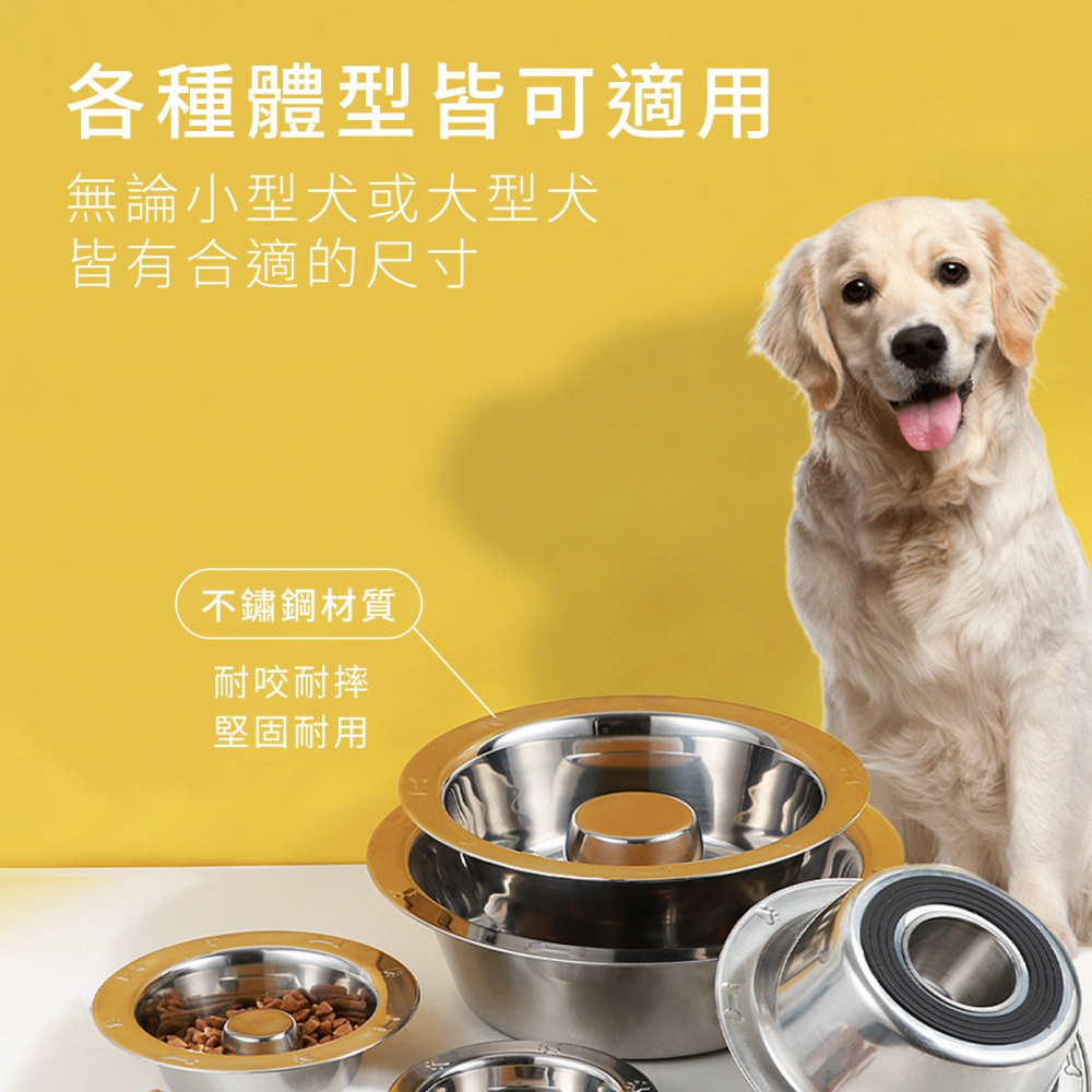 不鏽鋼碗 不銹鋼碗 寵物 狗碗 碗 狗狗碗 飼料碗 寵物飼料碗 狗狗飼料碗 慢食碗 寵物碗 寵物慢食碗 狗狗慢食碗-細節圖3