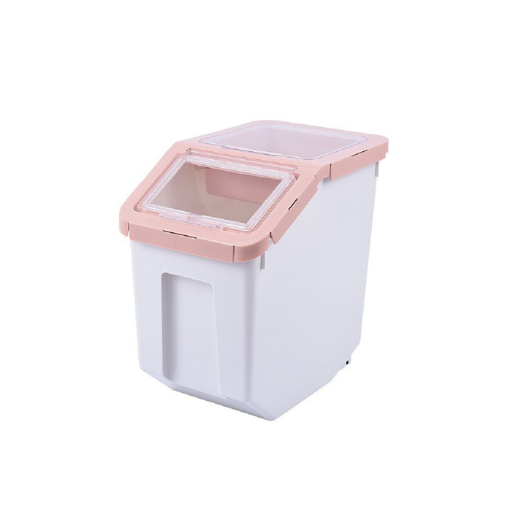 寵物飼料桶 飼料桶 寵物儲糧桶 儲糧桶 密封 密封飼料桶 糧食桶 寵物 真空飼料桶 米桶 飼料密封桶 密封桶 飼料盒-規格圖9