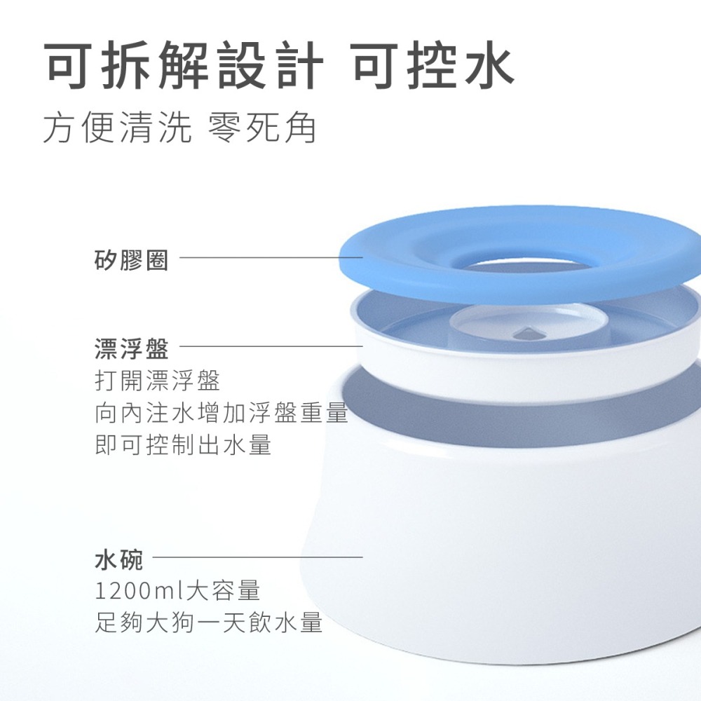 寵物漂浮碗 寵物水碗 狗狗碗 貓咪水碗 貓水碗 狗狗水碗 寵物飲水 水碗 漂浮水碗 狗水碗 寵物水盆 貓咪喝水碗 漂浮碗-細節圖5