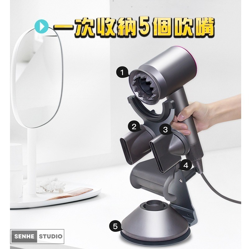 【SenHe森禾】Dyson吹風機架 吹風機支架 適用Dyson吹風機收納架 HD03 HD08 HD15 副廠支架-細節圖10