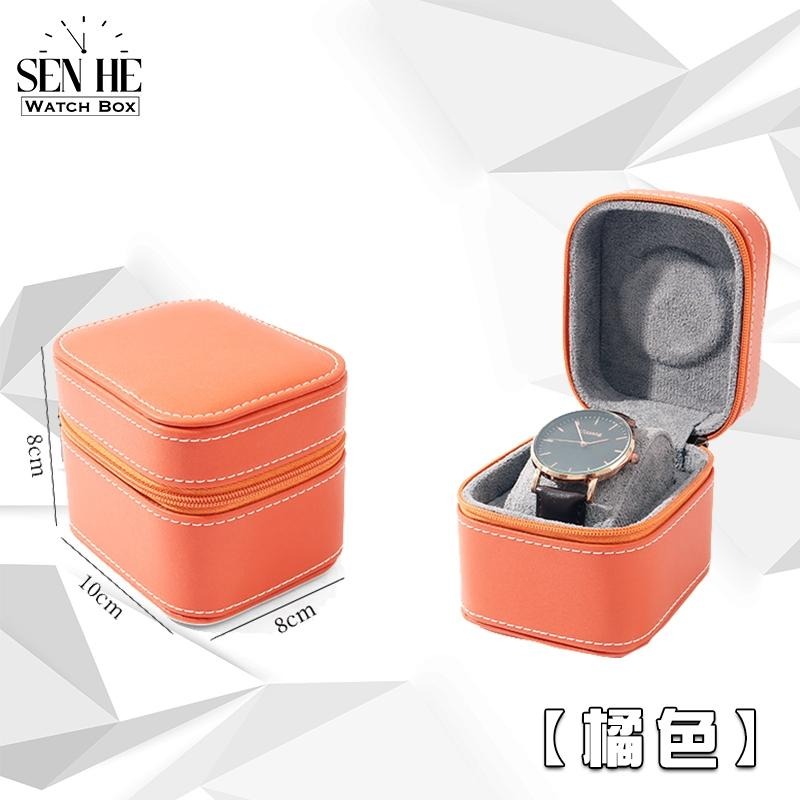 【SenHe森禾】手錶皮革盒 手錶收納盒 隨身錶盒  皮革手錶盒 手鍊盒-細節圖2