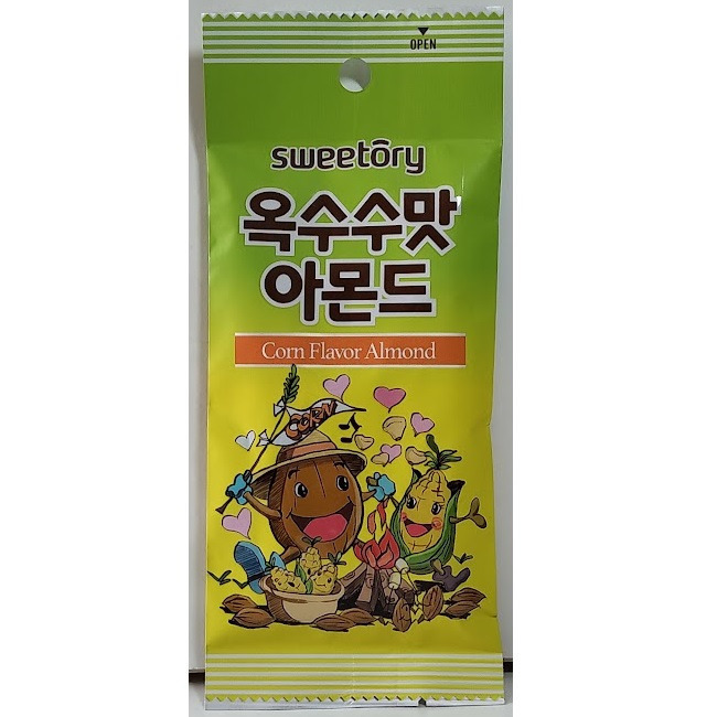 即期品~【韓國sweetory】蜂蜜奶油風味/海苔杏仁果 杏仁/葡萄QQ/優格QQ白/夏威夷果可可球/玉米風味杏仁果-細節圖7