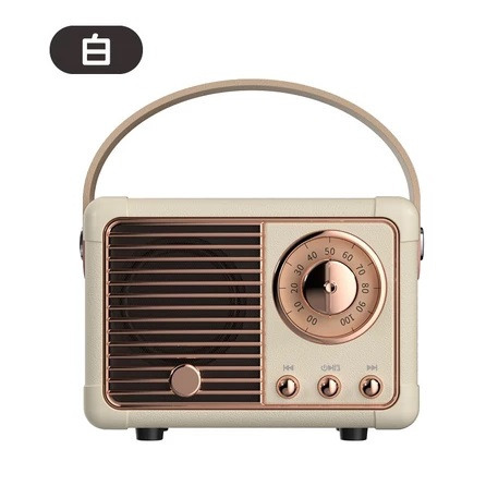 全新現貨~宏晉 復古便攜式藍芽音響 TWS藍芽小音箱 藍芽喇叭-細節圖3