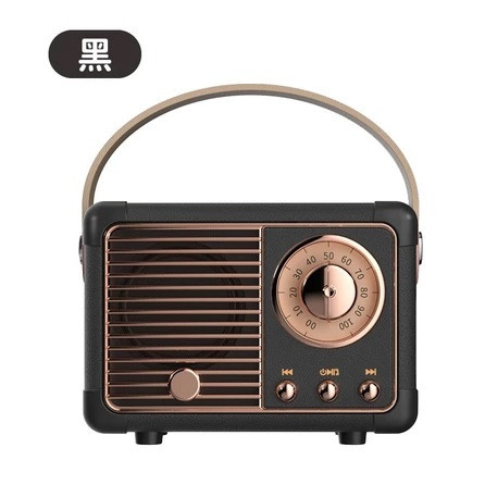 全新現貨~宏晉 復古便攜式藍芽音響 TWS藍芽小音箱 藍芽喇叭-細節圖4