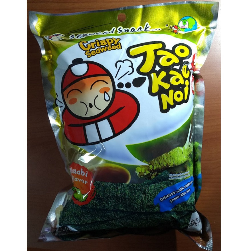 即期品~小老板 厚片海苔(32g/包) 原味/辣香味/山葵味-細節圖3