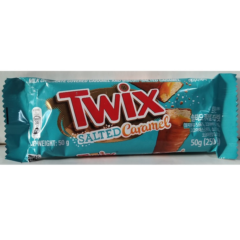 滿99元才出貨~Twix特趣 迷你焦糖夾心巧克力(10g) 焦糖夾心巧克力-鹹焦糖口味(50g)-細節圖2