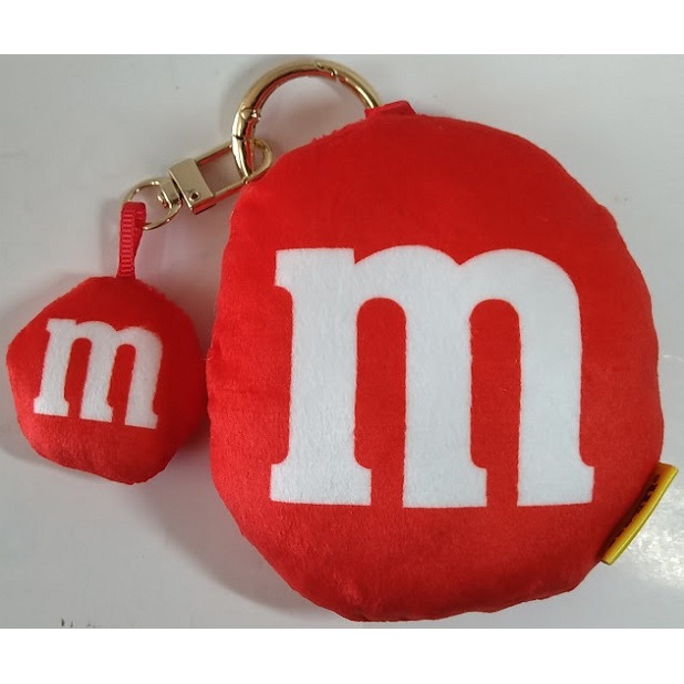 滿99元才出貨~M＆M‘S 毛絨玩偶鑰匙圈 全新現貨-細節圖2