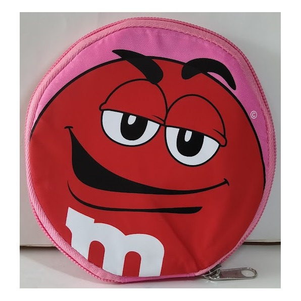 滿99元才出貨~M＆M‘S 粉紅幸福豆購物袋 贈品轉售-細節圖2