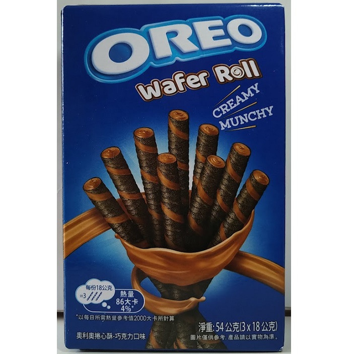 滿99元才出貨~OREO 奧利奧 捲心酥(54g/盒)-細節圖2