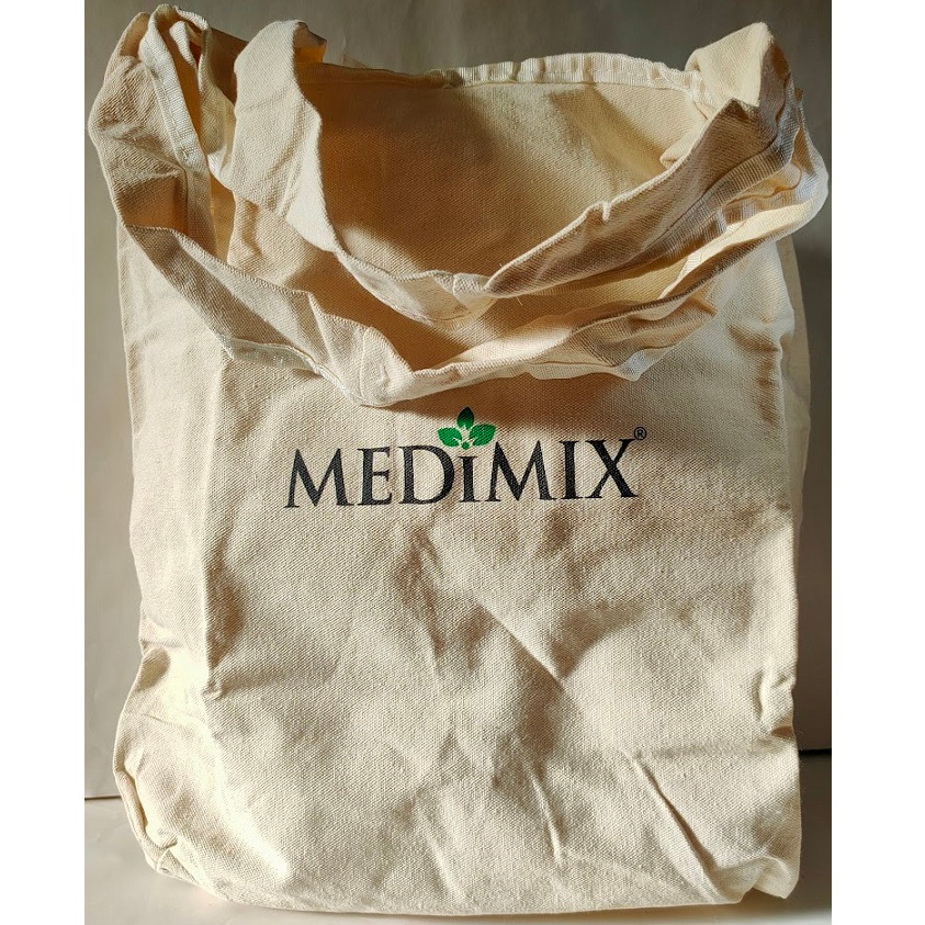 滿99元才出貨~medimix 單提把 文青帆布袋-細節圖2