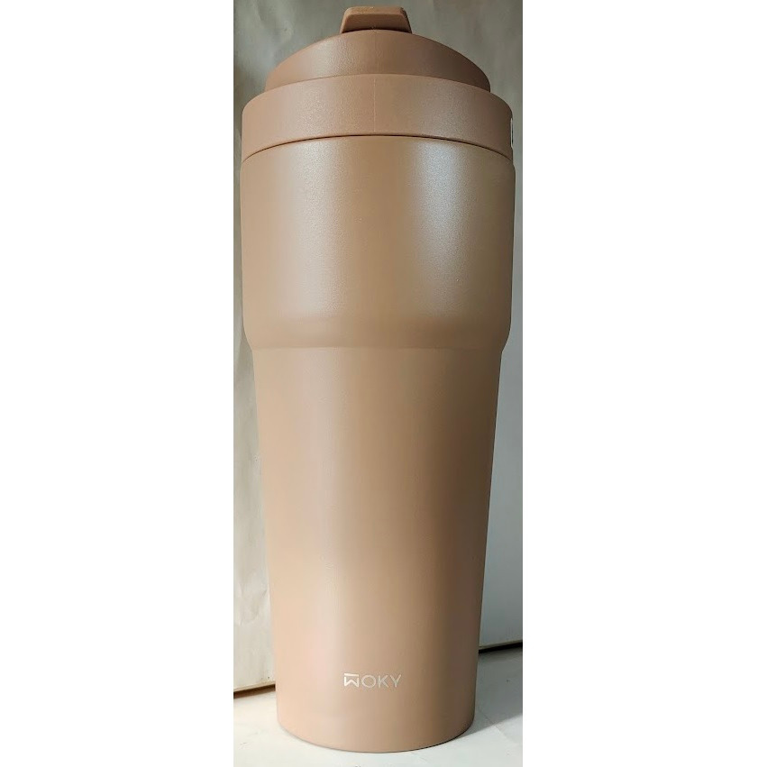 全新現貨~WOKY 沃廚 雙層陶瓷渾圓杯(750ml)-細節圖2