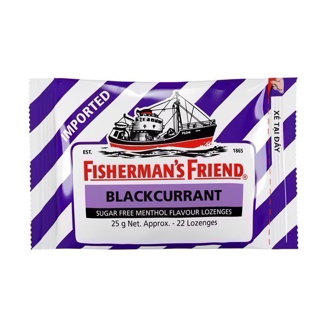 現貨｜🔥漁夫之寶 飛雪涼 老船長喉糖 Fisherman‘s Friend 口含片 潤喉糖 25g-規格圖1