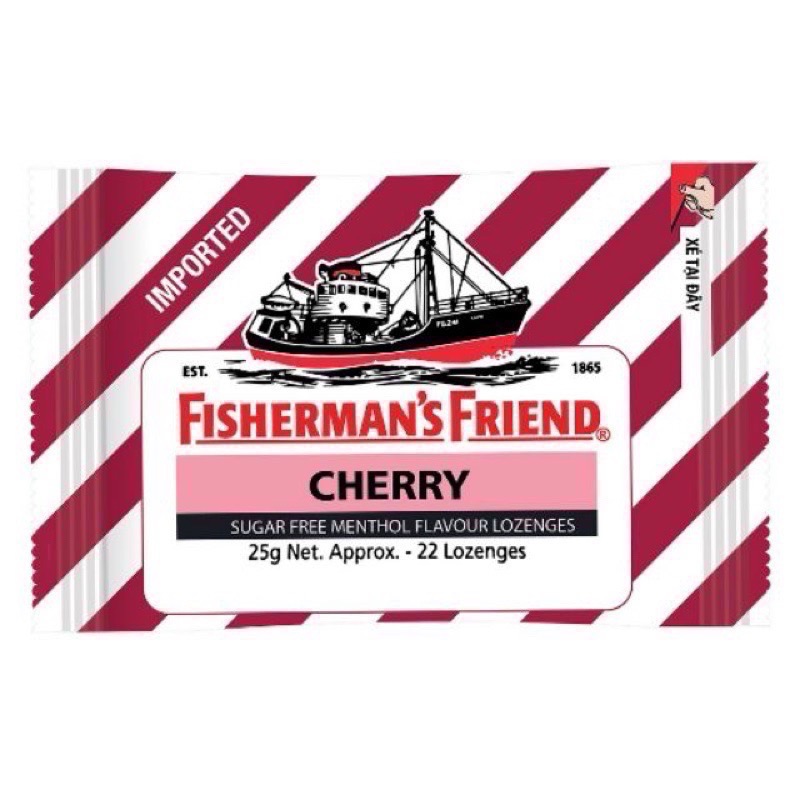 現貨｜🔥漁夫之寶 飛雪涼 老船長喉糖 Fisherman‘s Friend 口含片 潤喉糖 25g-規格圖1