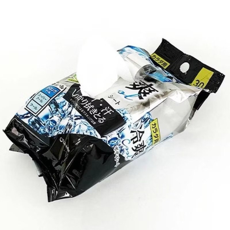 今年帶回 保存期3年 全新  日本Life-do.Plus 超爽快涼感體用濕紙巾30入-細節圖4