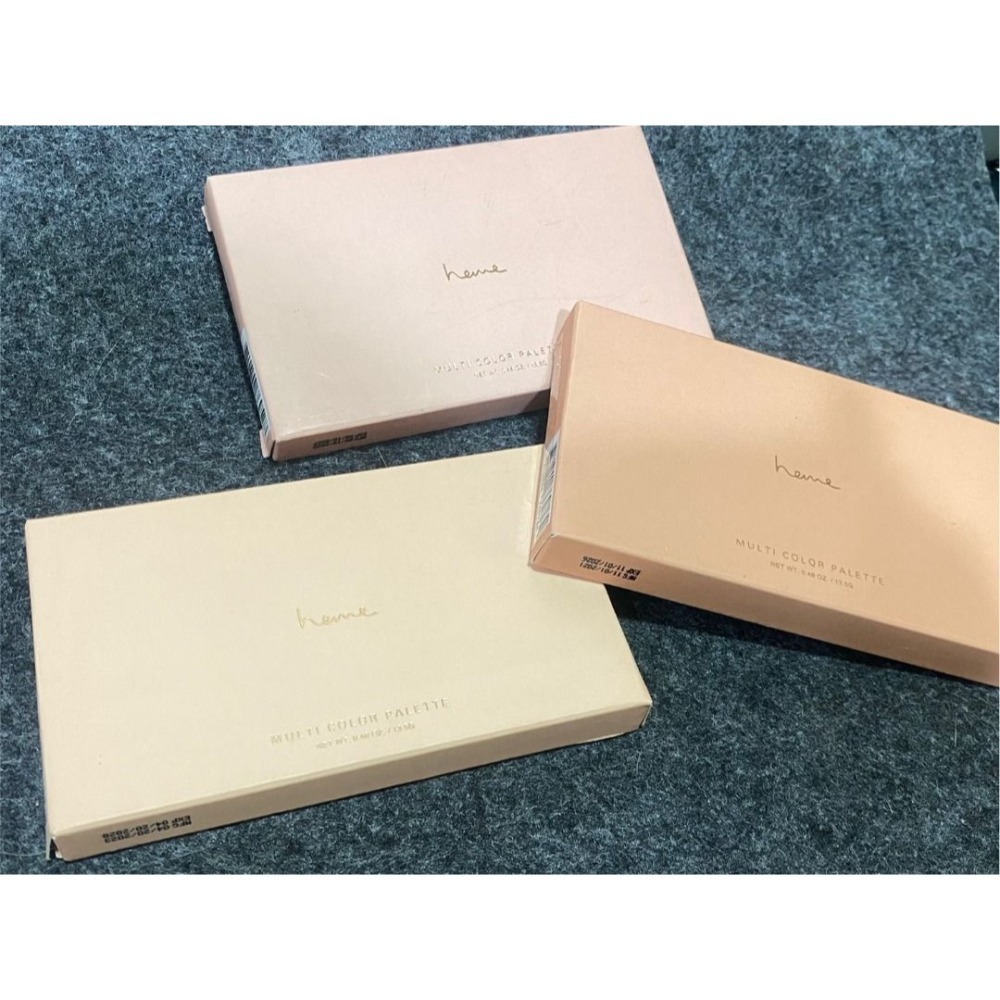 今年屈臣氏購入| heme眼頰盤 全新未過期 肉桂棕 野薑橘 山櫻粉 請看實拍照及內文 盒子 眼影棒都在-細節圖7