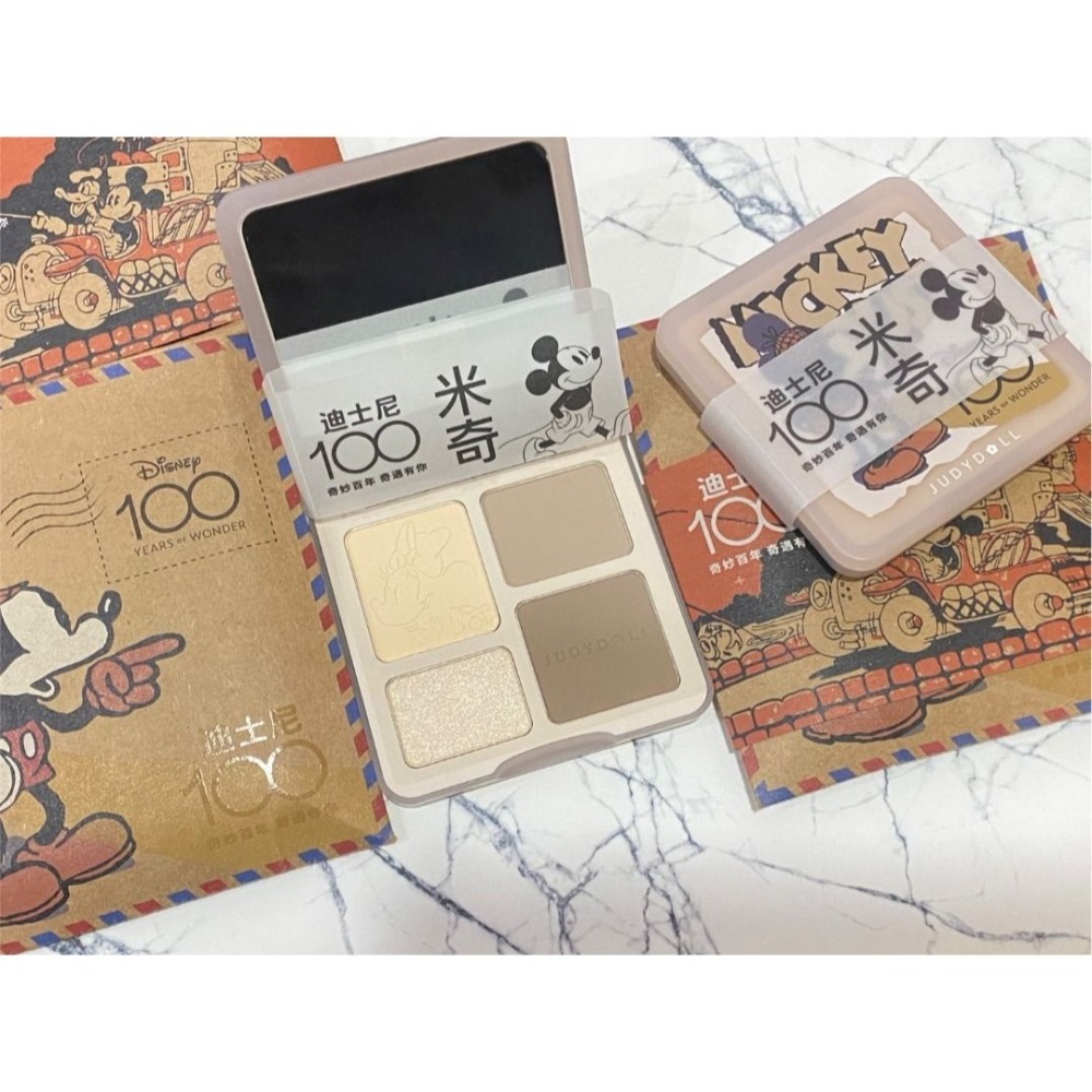 絕版限定 全新個人珍藏 ✨橘朵 Judydoll-迪士尼限定時空郵差系列 最好用的02號盤 高光修容盤 2026.06-細節圖6