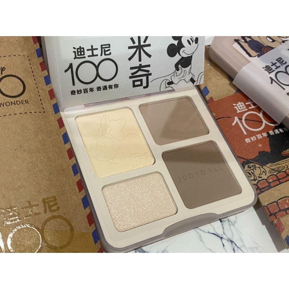 絕版限定 全新個人珍藏 ✨橘朵 Judydoll-迪士尼限定時空郵差系列 最好用的02號盤 高光修容盤 2026.06-細節圖8