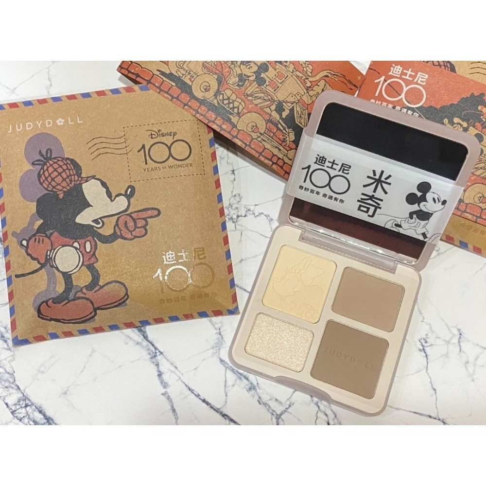 絕版限定 全新個人珍藏 ✨橘朵 Judydoll-迪士尼限定時空郵差系列 最好用的02號盤 高光修容盤 2026.06-細節圖9
