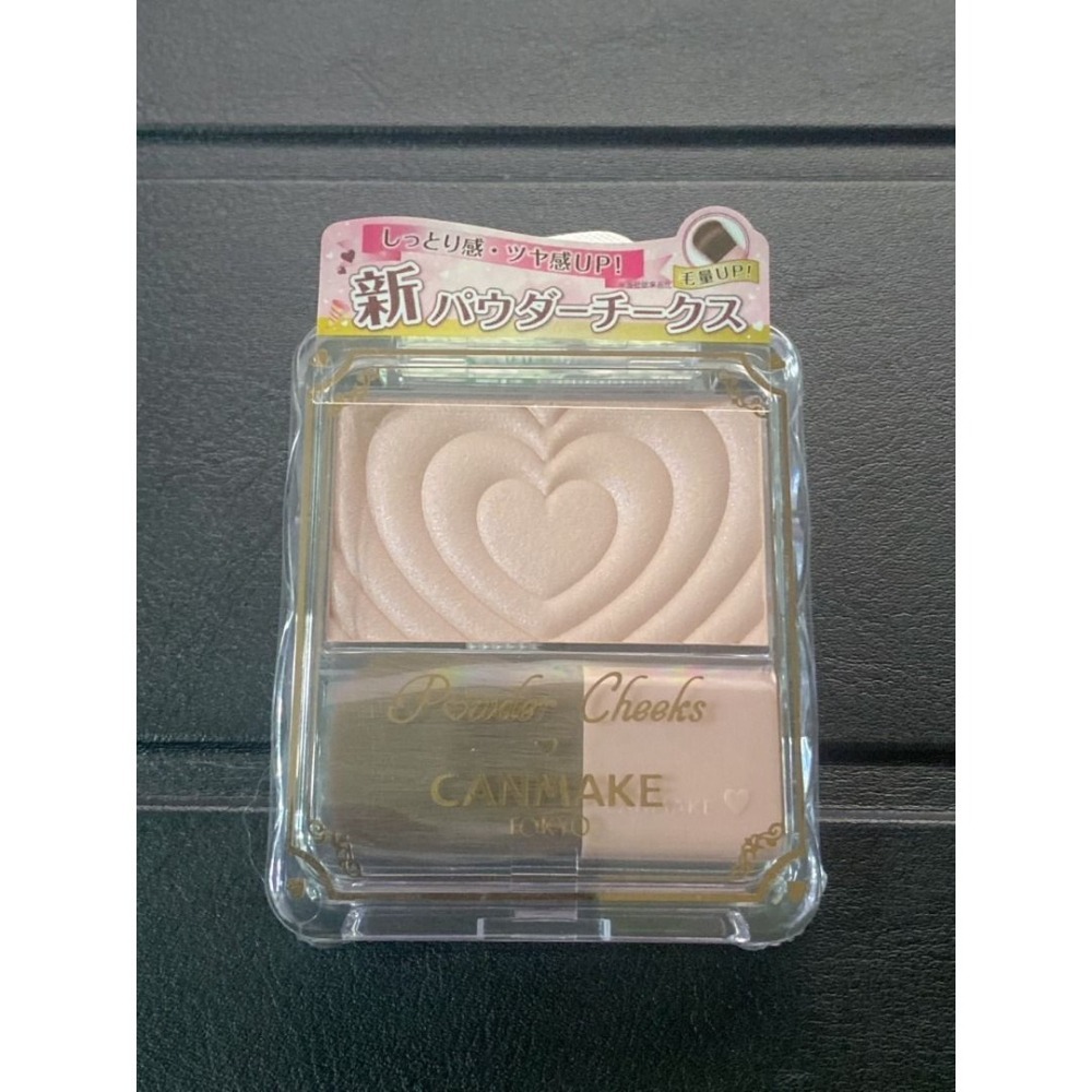 CANMAKE 新色p04新巧麗腮紅組 粉質很細 面中打澎 修容腮紅推薦 全新未拆-細節圖6