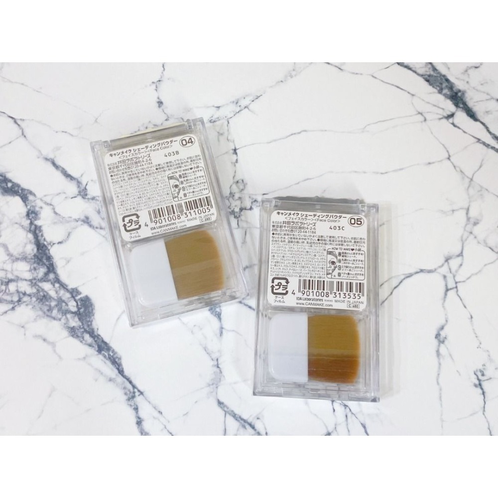 日本購入鼻影之神mac omega平替版 本人實拍比對照 cezanne | canmake小顏 修容 鼻影 眼窩輪廓-規格圖9