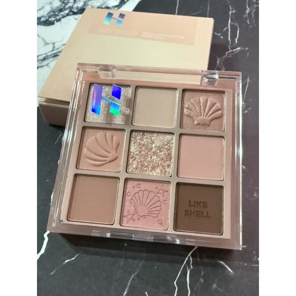 全新百搭萬用盤Holika Holika 九宮格眼影 My Fave 珊瑚貝殼SHELL ON THE BEACH-細節圖2