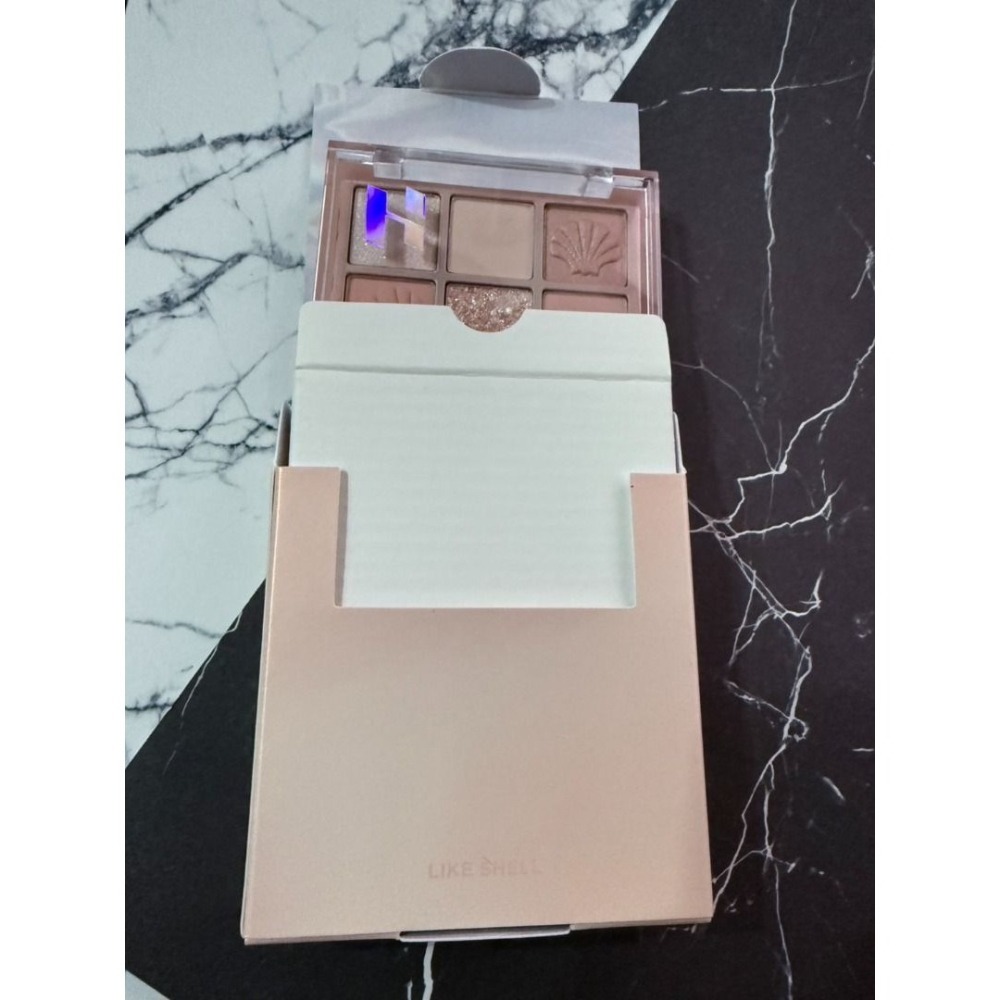 全新百搭萬用盤Holika Holika 九宮格眼影 My Fave 珊瑚貝殼SHELL ON THE BEACH-細節圖5