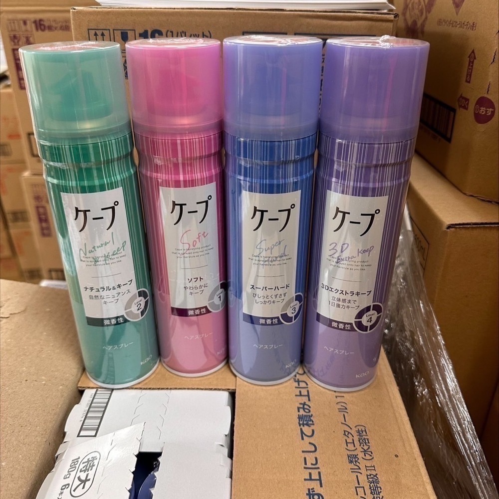 ￼【 最低價 現貨】【  微香款/無香款 】日本花王CAPE定型噴霧180g(3D蓬鬆/自然彈力/強力持久/豐盈柔軟)-細節圖3