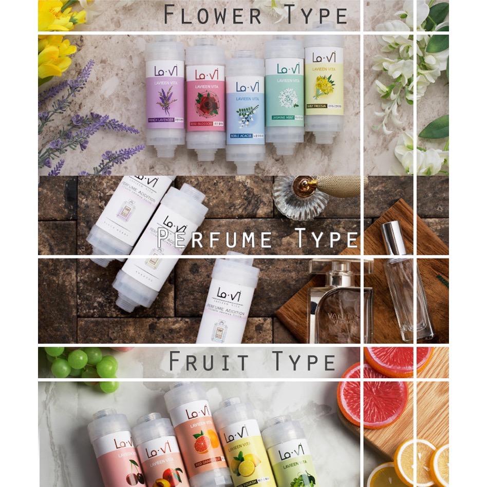 ￼[現貨] 韓國 Lavi 香薰維他命沐浴過濾器 除氯 花灑 蓮蓬頭 淨水器 薰衣草 小蒼蘭 145g 香氛濾芯-細節圖2