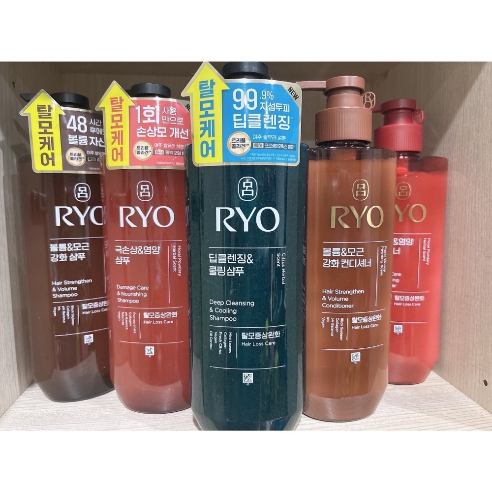 最便宜！韓國 Ryo 呂 洗髮精 New 592ml 紅呂 紅瓶 綠呂 綠瓶 棕呂 棕瓶 Ryoe 洗髮精 洗髮。護髮乳-細節圖2