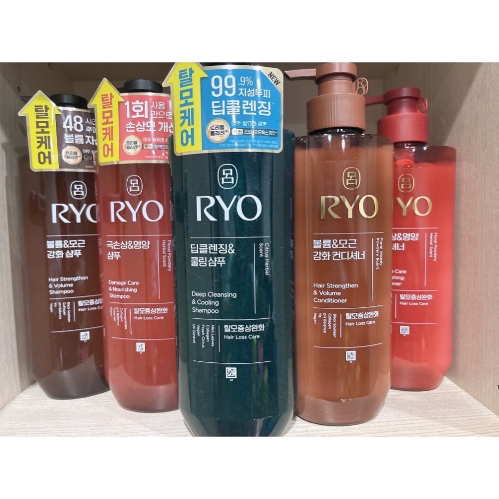 最便宜！韓國 Ryo 呂 洗髮精 New 592ml 紅呂 紅瓶 綠呂 綠瓶 棕呂 棕瓶 Ryoe 洗髮精 洗髮。護髮乳-細節圖7