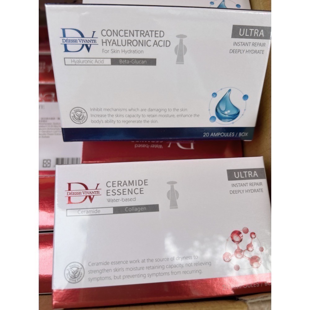 現貨 特價 DV 笛絲薇夢 玻尿酸保濕精華液 藍色 安瓶 術後 醫美（20支/盒） 保證公司貨❗️-細節圖5