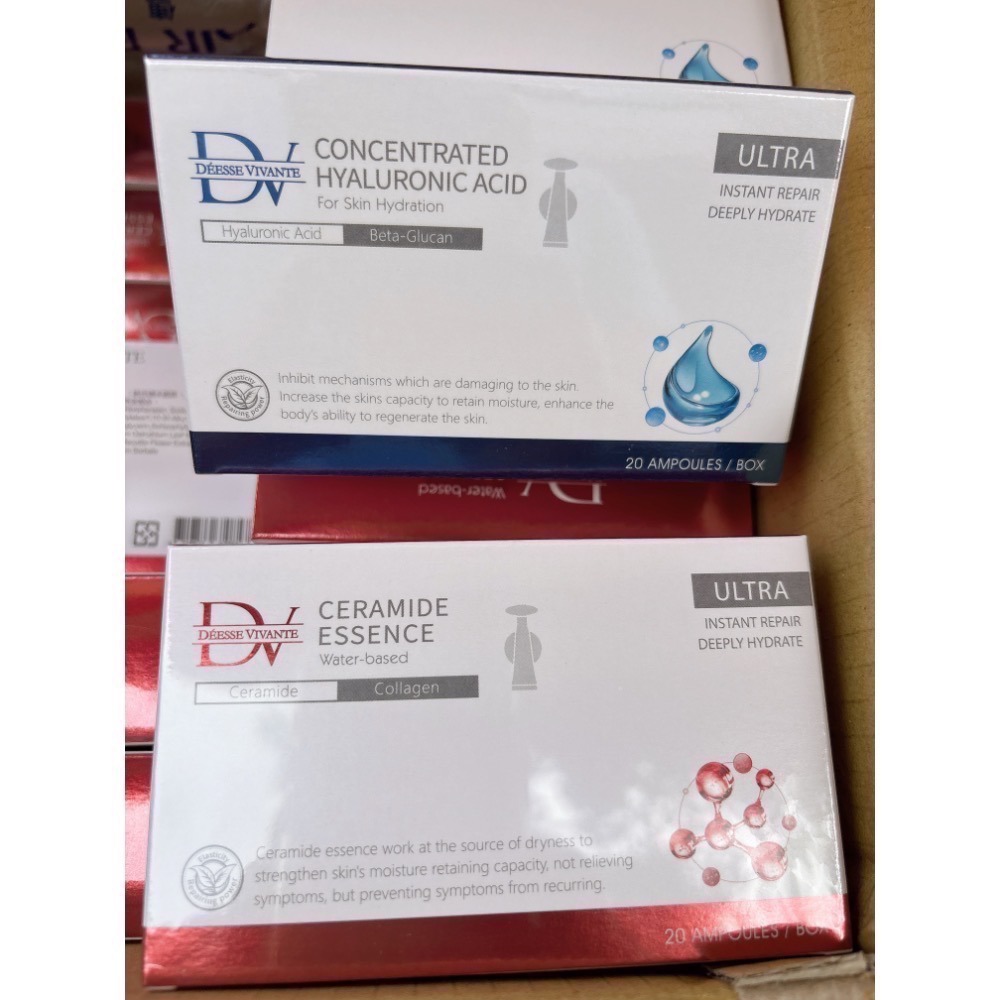 現貨 特價 DV 笛絲薇夢 玻尿酸保濕精華液 藍色 安瓶 術後 醫美（20支/盒） 保證公司貨❗️-細節圖6