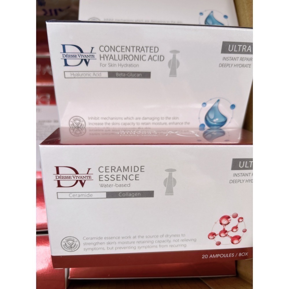現貨 特價 DV 笛絲薇夢 玻尿酸保濕精華液 藍色 安瓶 術後 醫美（20支/盒） 保證公司貨❗️-細節圖7