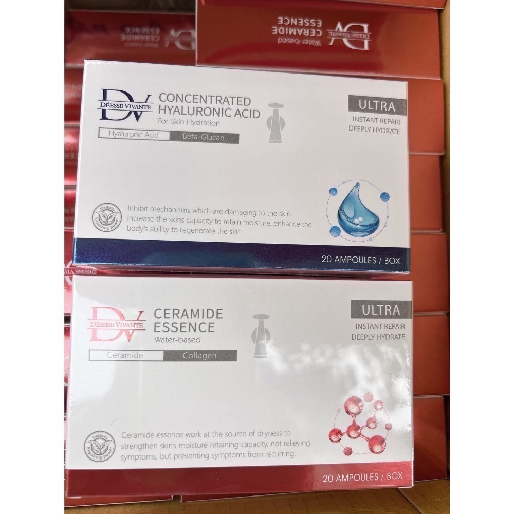 現貨 特價 DV 笛絲薇夢 玻尿酸保濕精華液 藍色 安瓶 術後 醫美（20支/盒） 保證公司貨❗️-細節圖8