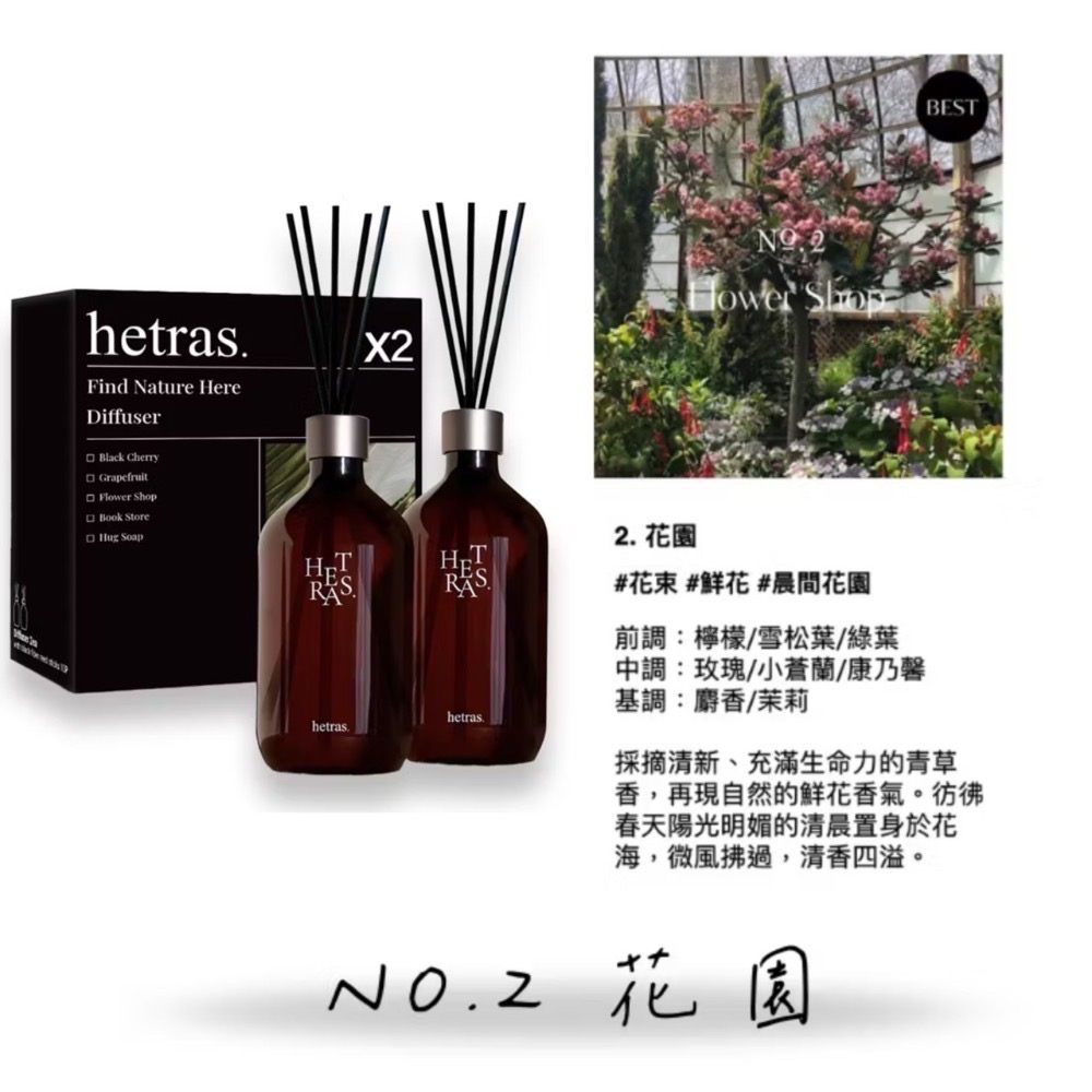 現貨 韓國🇰🇷【hetras】首席調香師擴香兩入組 （500ml*2）擴香瓶 香氛 室內芳香 韓系擴香 質感擴香瓶-規格圖10