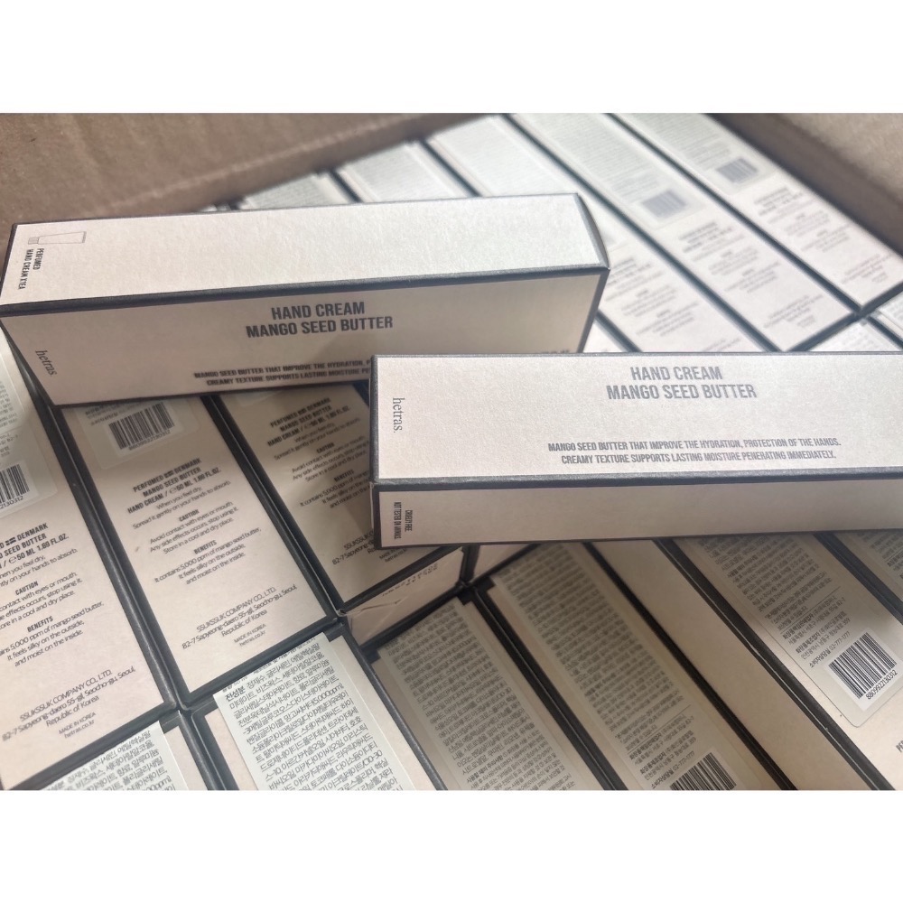 現貨 正品 韓國 hetras.芒果籽奶油香氛護手霜50ml ｜奶油果香 水潤不黏膩（全新期效）-細節圖4