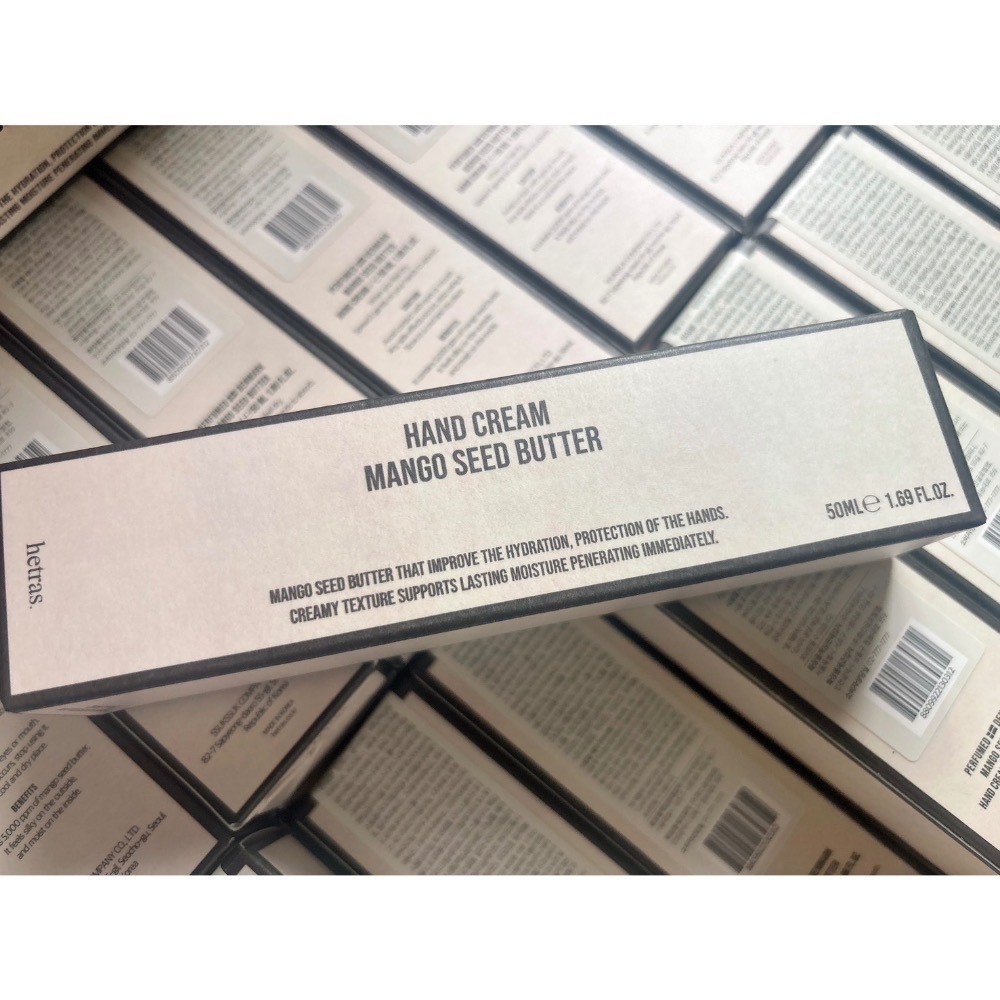 現貨 正品 韓國 hetras.芒果籽奶油香氛護手霜50ml ｜奶油果香 水潤不黏膩（全新期效）-細節圖5
