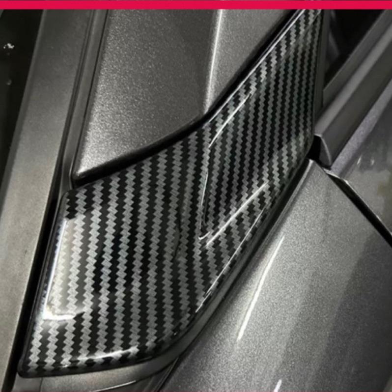 Corolla Cross TOYOTA 豐田 CROSS A柱碳纖維 外A柱飾條 CC專用 外觀配件 GR配備-細節圖4