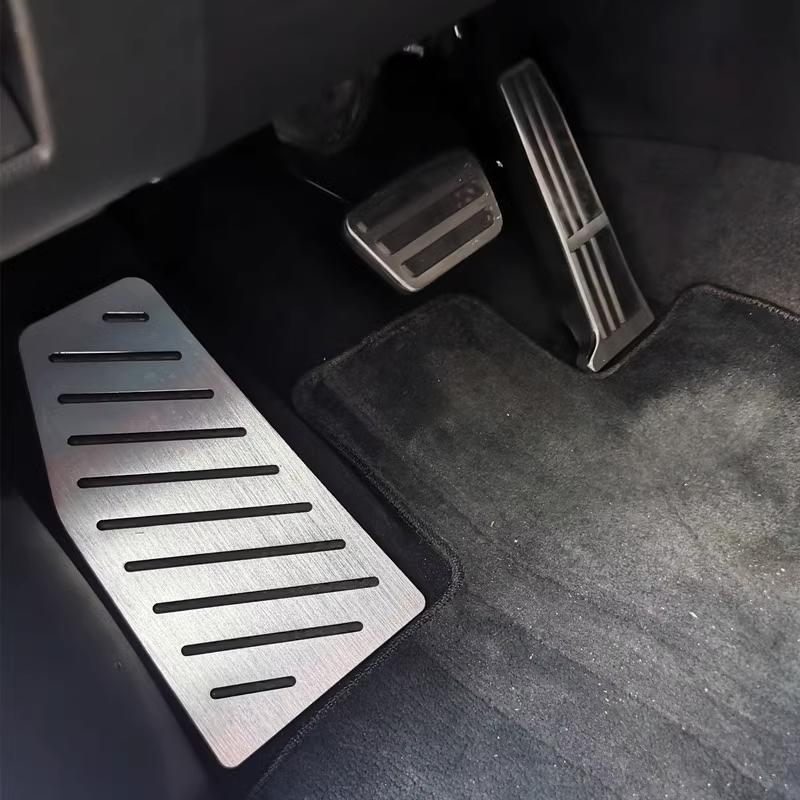 凌志LEXUS【休息踏板-單片】2022-2023年NX專用 二代NX 止滑休息板 駕駛座 金屬油門煞車踏板 NX200-細節圖2