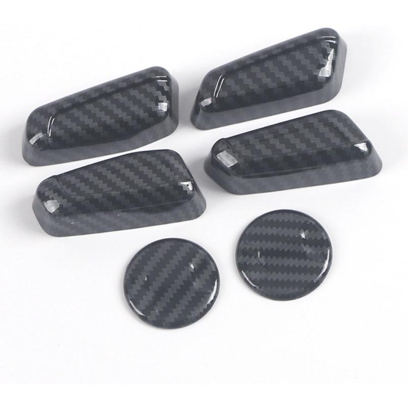 tucson l L 碳纖維 左中控飾框 A柱出風口 專用 前上出風口飾框  卡夢款 保護 DIY 汽車配件 防刮 現代-細節圖4