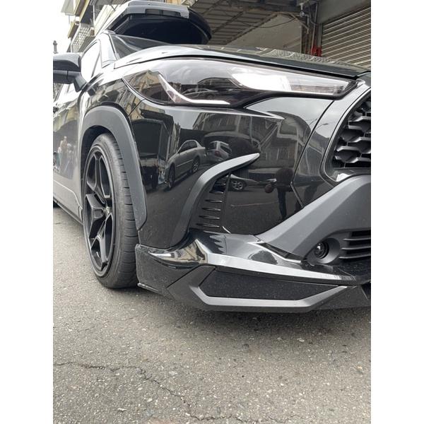 TOYOTA豐田【CROSS前飾條】黑化毒牙 COROLLA CROSS前保桿裝飾條 CC前保桿邊條 車身飾條 鍛造卡夢-細節圖6