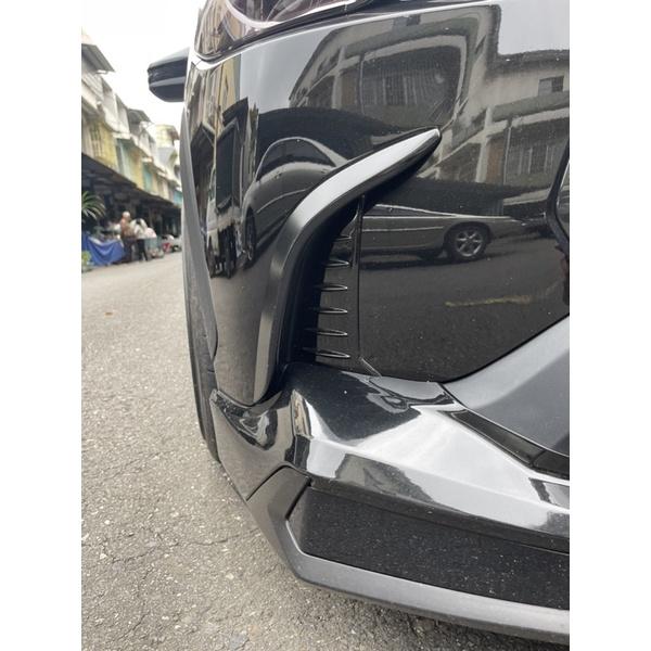 TOYOTA豐田【CROSS前飾條】黑化毒牙 COROLLA CROSS前保桿裝飾條 CC前保桿邊條 車身飾條 鍛造卡夢-細節圖7