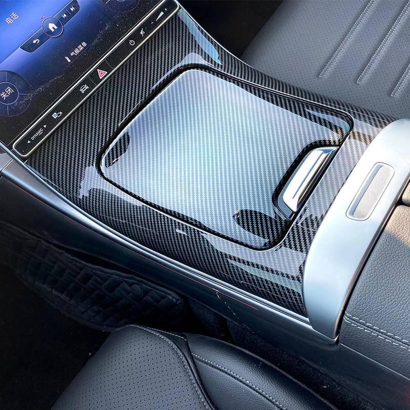 賓士 BENZ W206 C 中控面板 排檔框 中控飾板 碳纖維紋 C200 C250 C300 面板 保護  中控-細節圖4