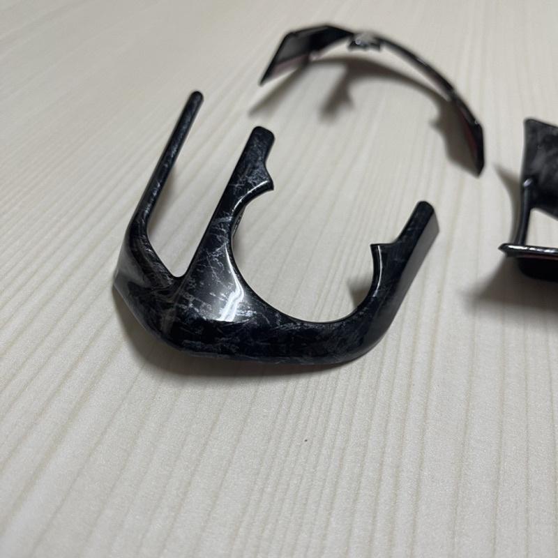 Corolla Cross RAV4 Altis12 TOYOTA 豐田  ABS 方向盤 裝飾框 碳纖紋 配件  楓昇-細節圖2