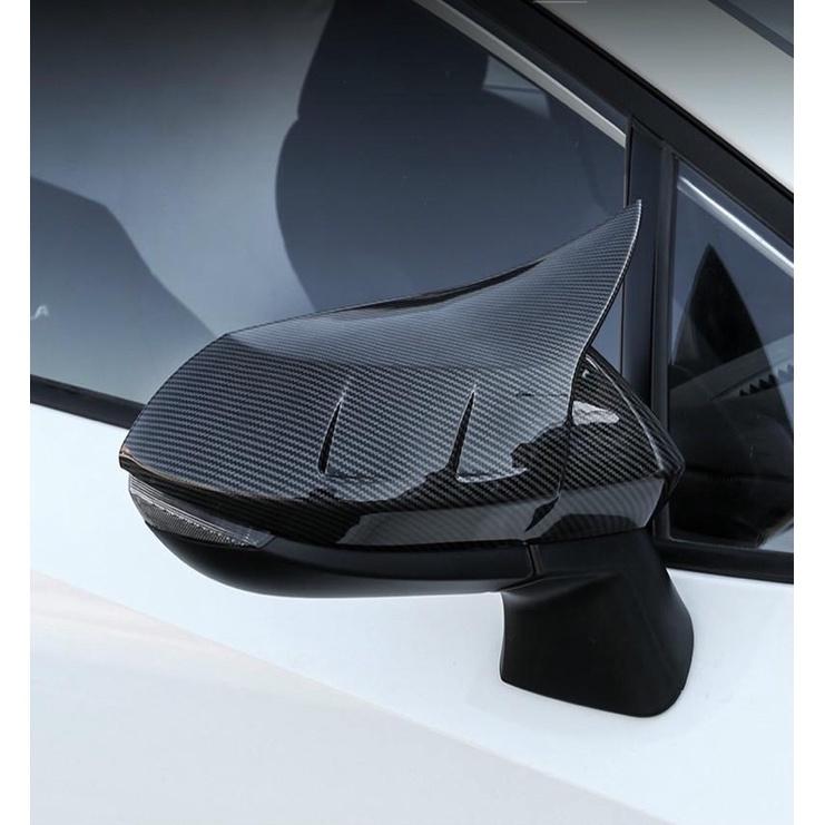 ALTIS 12代牛角 AURIS SIENTA GR 刀鋒全包後視鏡  後照鏡 鍛造碳纖 牛角 後視鏡保護蓋 牛角款-細節圖2